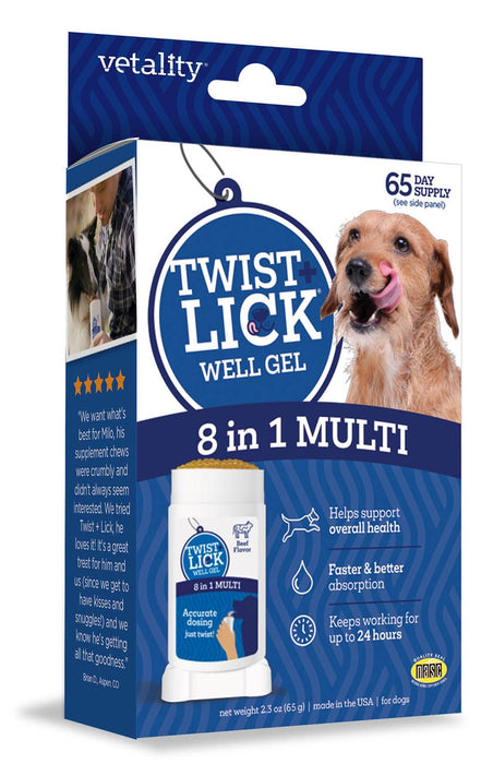 Twist & Lick 8 in 1 Supplement for Dogs - Jeffers - Animal Health & Wellness > Vitamins & Supplements