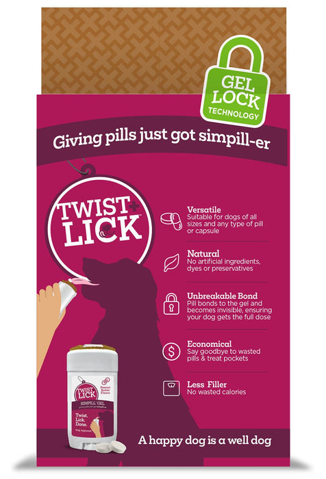 Simpill Twist & Lick SimPill For Dogs, Peanut Butter Flavor — Jeffers