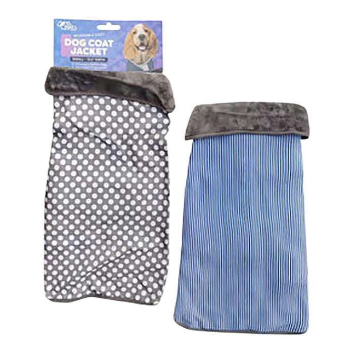 Two Strap Cozy Reversible Dog Coat/Jacket, Assorted - KL21C - Assorted - Small - 1