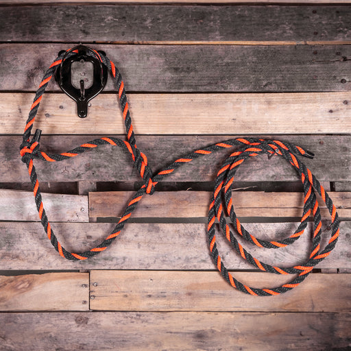  Troyer's Poly Cow Halter - Orange/Black  