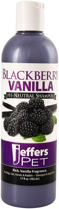 Jeffers Blackberry Vanilla Pet Shampoo - Jeffers Blackberry Vanilla Shampoo, 17 oz  