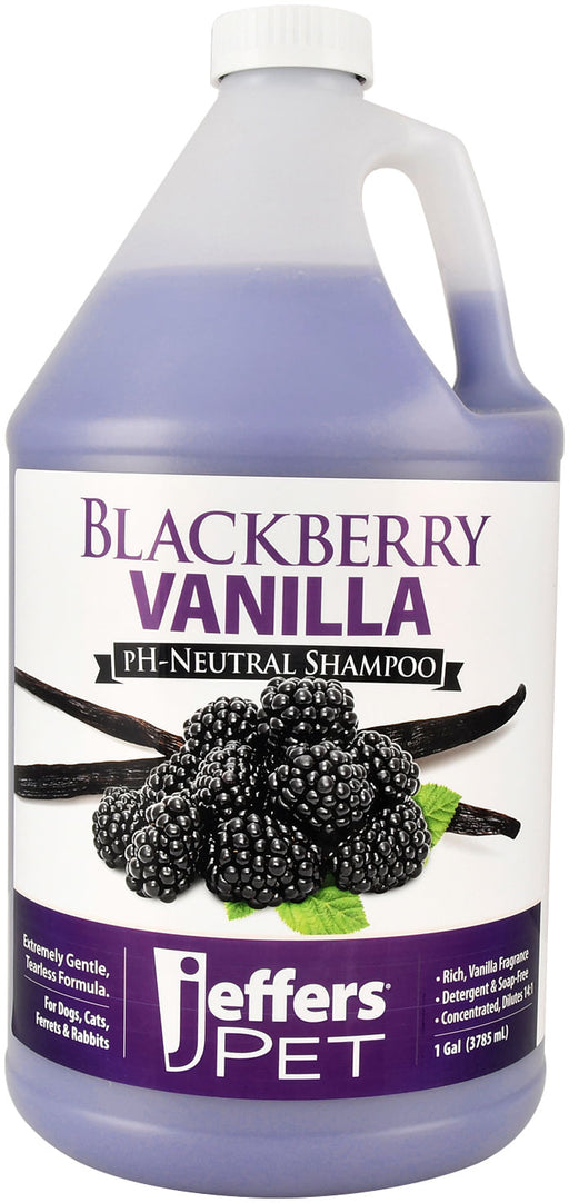 Jeffers Blackberry Vanilla Pet Shampoo - Jeffers Blackberry Vanilla Shampoo, Gallon  