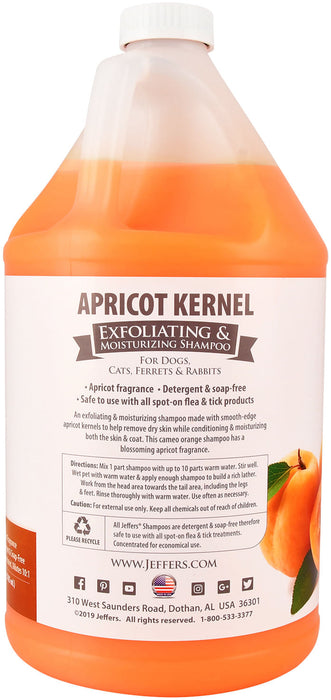 Jeffers Apricot Kernel Shampoo - Jeffers Apricot Kernel Shampoo, Gallon  