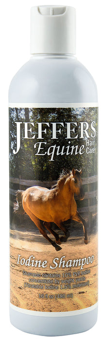 Jeffers Equine Iodine Shampoo - 16 oz Jeffers Iodine Shampoo  