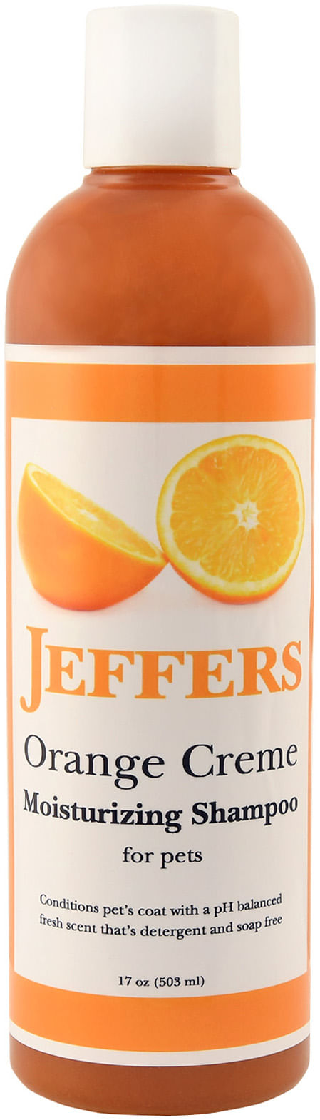 Jeffers Moisturizing Shampoos for Pets - Jeffers Orange Creme Shampoo, 17 oz  