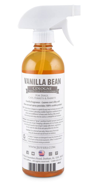 Colognes for Pets by Jeffers, 16 oz - Vanilla Bean Cologne, 16 oz  