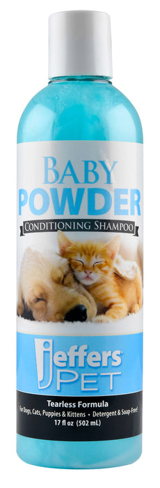 Jeffers Baby Powder Tearless Conditioning Shampoo - 16 oz Baby Powder Shampoo  