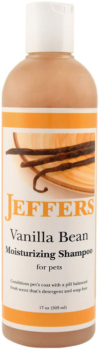 Jeffers Moisturizing Shampoos for Pets - Jeffers Vanilla Bean Shampoo, 17 oz  