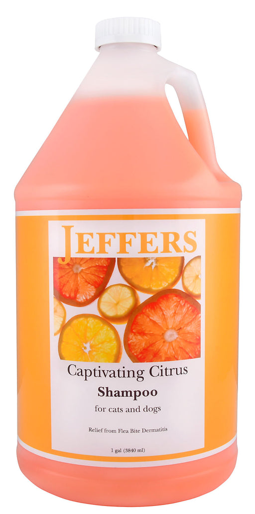 Jeffers Captivating Citrus Shampoo for Dogs and Cats - Jeffers Citrus Shampoo, gallon  