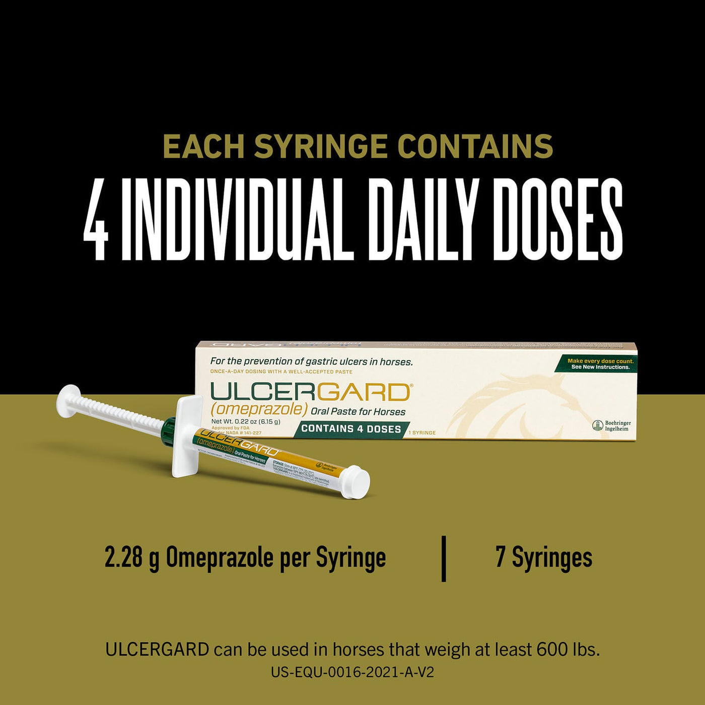 UlcerGard (omeprazole) Oral Paste for Horses — Jeffers