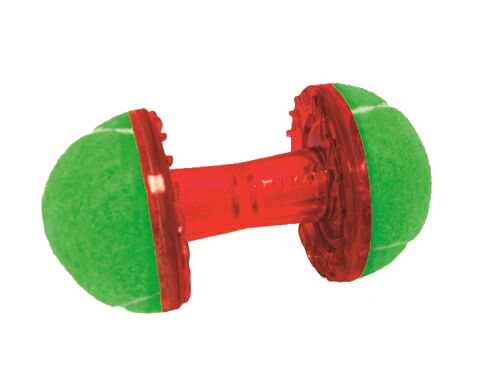 Hyper Holiday Tennis Chewz Barbell -   