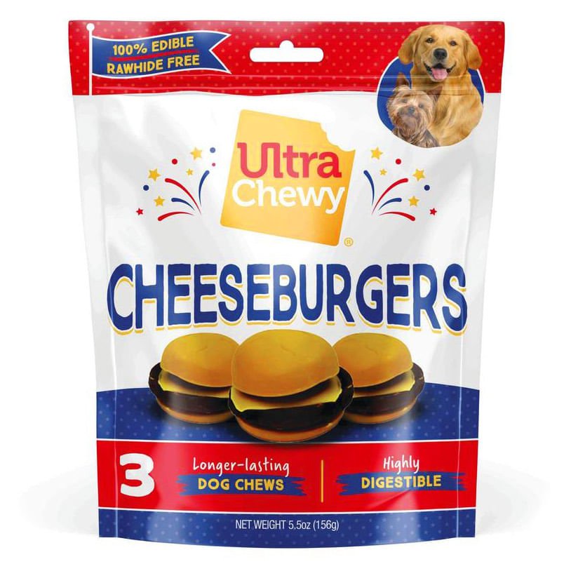 Ultra Chewy Cheeseburgers, ct for Dogs — Jeffers