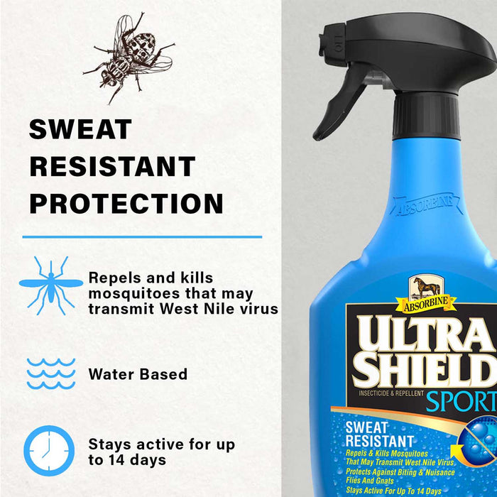 UltraShield Sport Insecticide & Repellent - Jeffers - Animal Health & Wellness > Fly & Insect Control