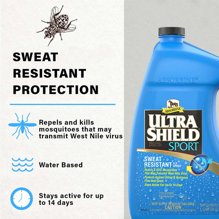 UltraShield Sport Insecticide & Repellent - Jeffers - Animal Health & Wellness > Fly & Insect Control