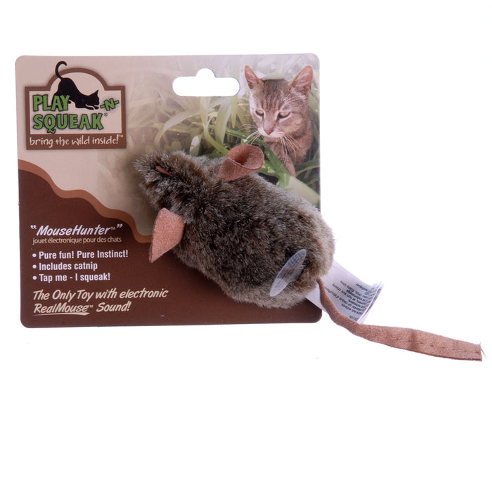 Play-N-Squeak Mouse Hunter Cat Toy - Play-N-Squeak Mouse Hunter  