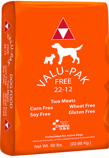 Valu Pak Free 22 12 Dry Dog Food Orange Bag 50 lbs Jeffers