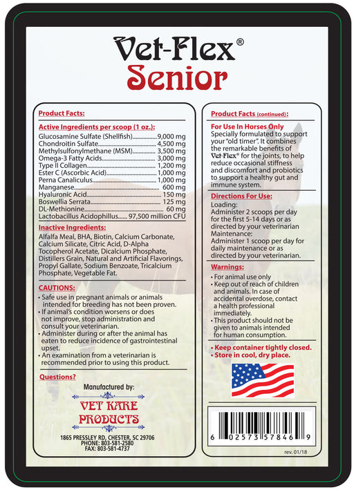 Vet-Flex Senior, 5 lb -   