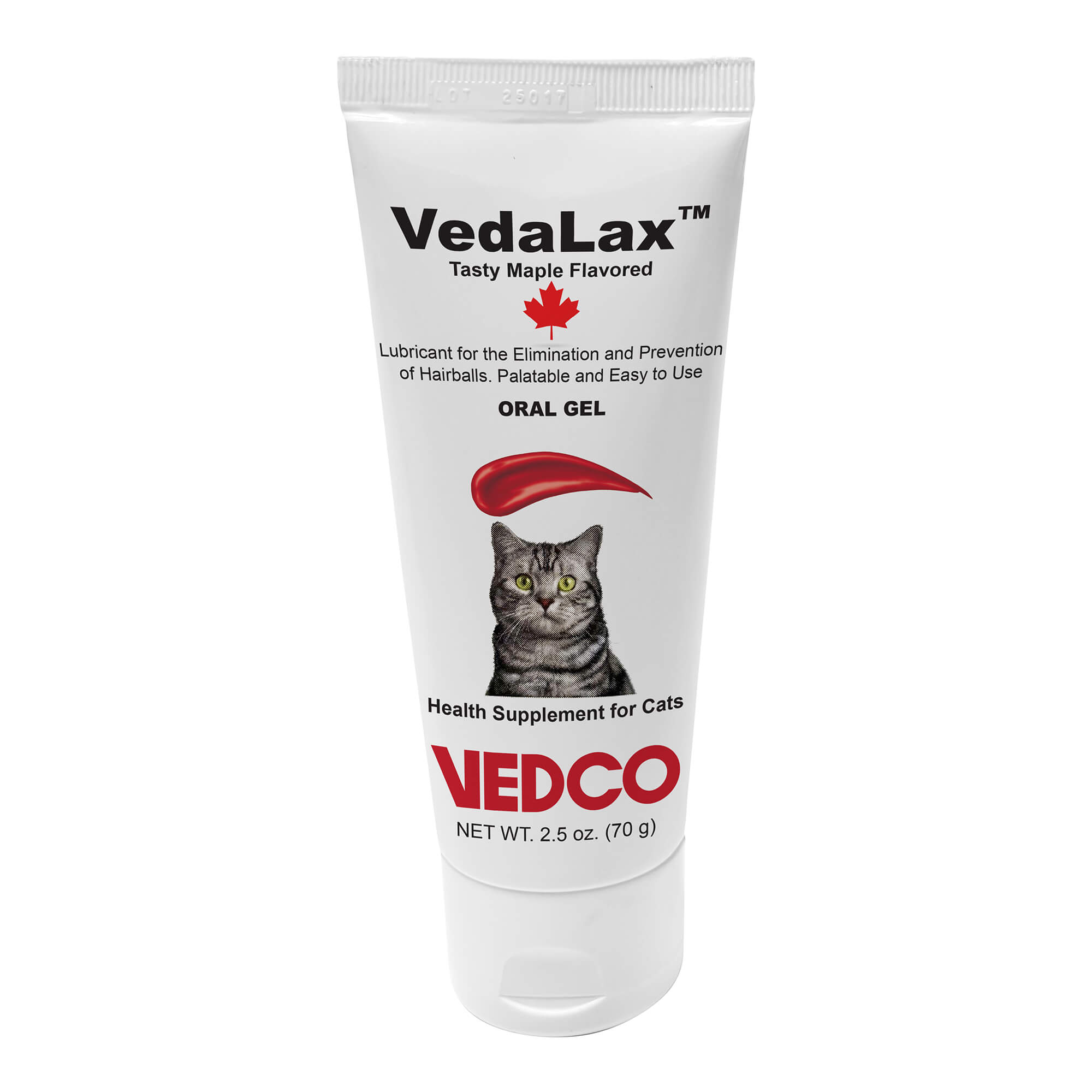 Vedalax Hairball Oral Gel for Cats - Maple Flavor (2.5 oz) Vedalax Hairball Oral Gel for Cats - Maple Flavor (2.5 oz)
