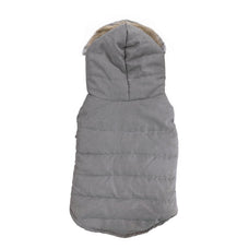Velvet Puffer Coat for Dogs