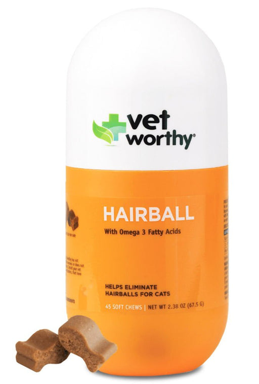 Vet Worthy Hairball Soft Chew Aid for Cats, 45 ct - Jeffers - Cat Supplies > Cat Supplies