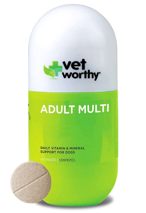 Vet Worthy Multi Vitamin, 60 ct - Jeffers - Animal Health & Wellness > Vitamins & Supplements