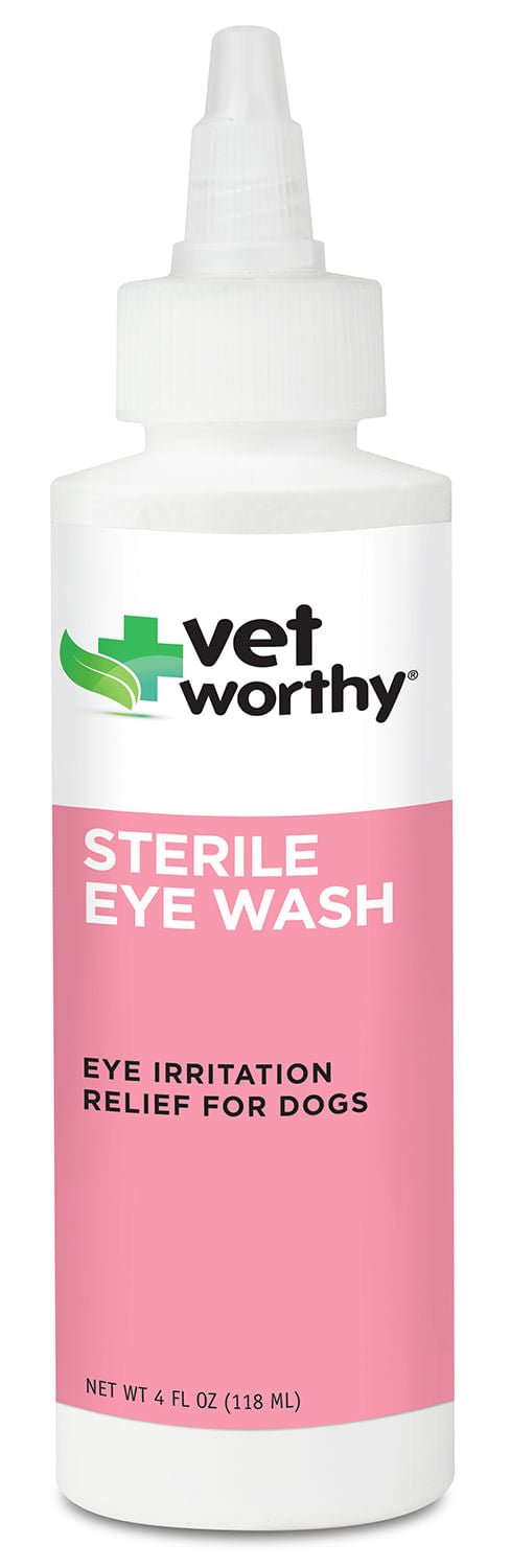 Vet Worthy Sterile Eye Wash for Dogs, 4 oz - Jeffers - Animal Health & Wellness > Eye Care