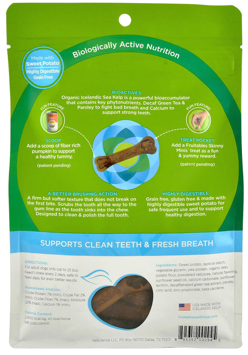 Fruitables BioActive Fresh Mouth Dental Chews - Fruitables BioActive Small Fresh Mouth Dental Chews, 15 ct  