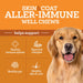 Vetality Aller - Immune Skin & Coat Well Chews for Dogs – Lamb Flavor, Supports Healthy Skin, Shiny Coat & Strong Pads - TVB3Q - Lamb - 60 ct - 4