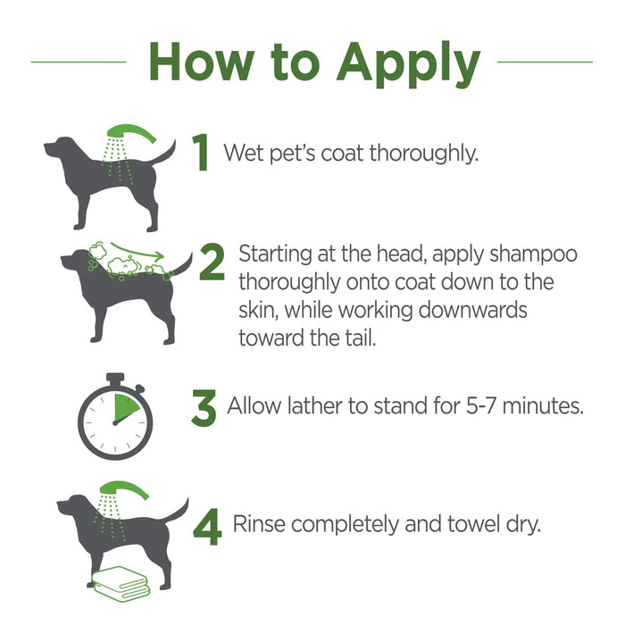 Vetality Avantect II Flea & Tick Shampoo for Dogs - Paraben & Sulfate Free - TVB3E - 8 oz - 1 ct - 4