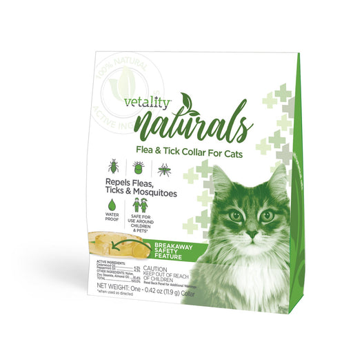 Vetality Naturals Flea & Tick Collar for Cats - TVB3L - One Size Fits All - 1 ct - 1