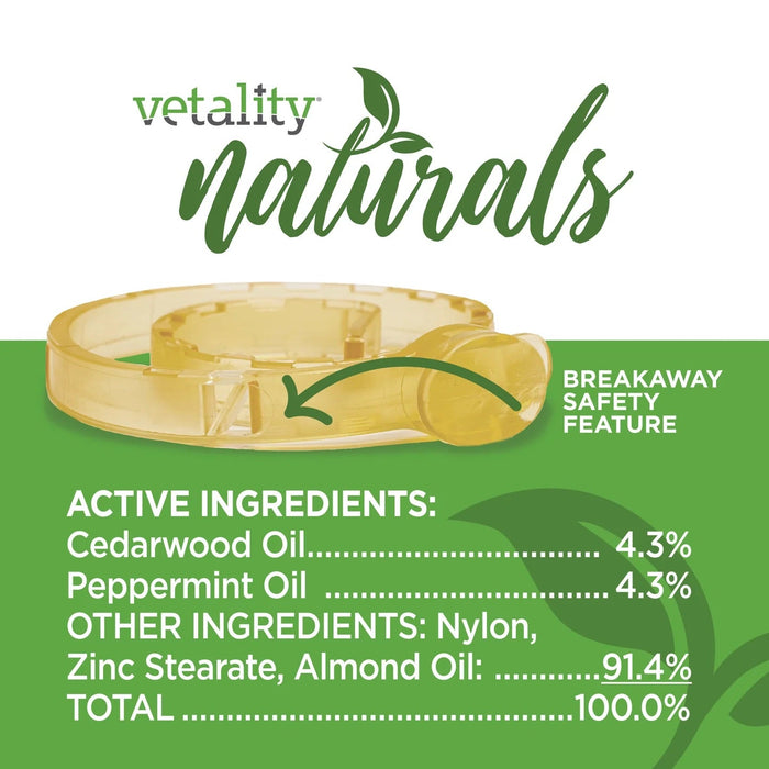Vetality Naturals Flea & Tick Collar for Cats - TVB3L - One Size Fits All - 1 ct - 4