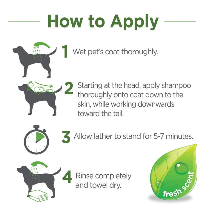 Vetality Naturals Flea & Tick Conditioning Shampoo for Dogs & Puppies - TVB3M - 8 oz - 1 ct - 3