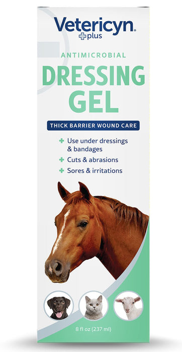 Vetericyn Plus Antimicrobial Dressing Gel for Animals, 8 oz — Jeffers Vetericyn Plus Antimicrobial Dressing Gel for Animals, 8 oz — Jeffers