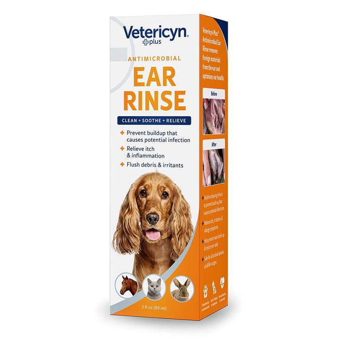 Vetericyn Plus Ear Rinse, 3 oz - Jeffers - Animal Health & Wellness > Ear Care