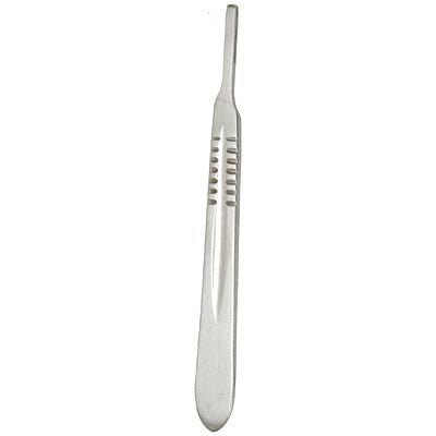 Veterinary Scalpels & Blades – Stainless Steel Handles with Carbon Steel Blades - HLH2 - 4 Scalpel Handle - 1 ct - 3