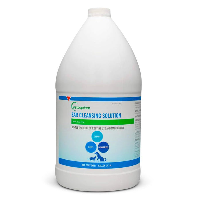 Vetoquinol Ear Cleansing Solution with Aloe for Dogs & Cats - 006VS01-1G - 1 Gallon - 2