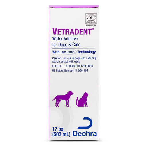 Vetradent Liquid Water Additive for Dogs & Cats, 17 oz - 018DP-53005 - 1