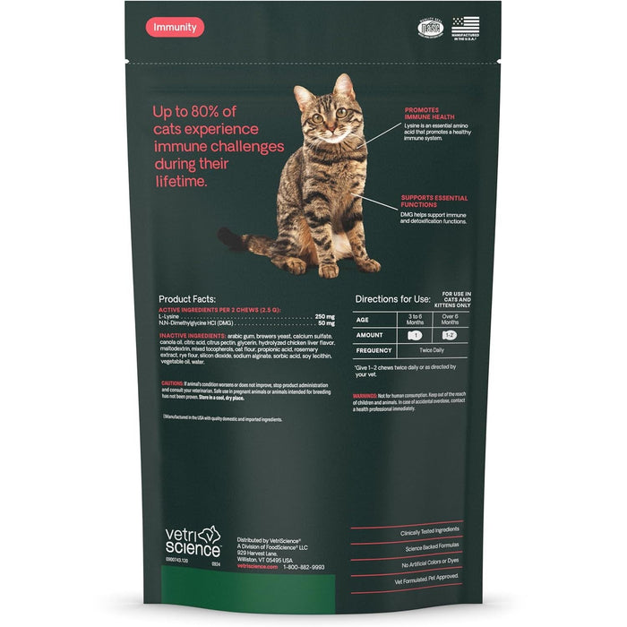 Vetri Lysine Plus for Cats, 120 Bite - Sized Chews - 015VS01-120 - 8