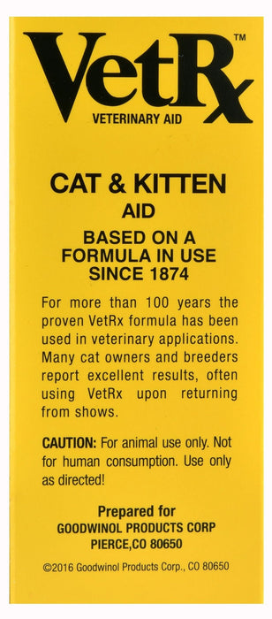 VetRx for Cats & Kittens - Jeffers - Animal Health & Wellness > Medical Supplies