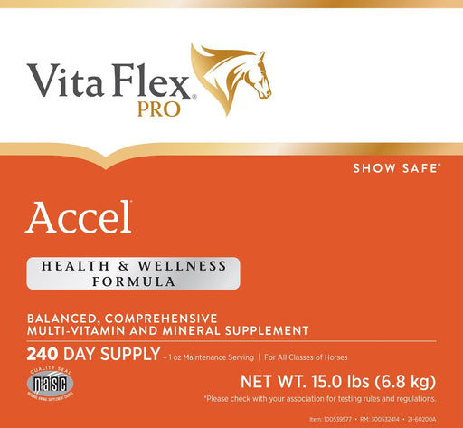 Vita Flex Pro Accel Health & Wellness Formula, Supplement for Horses - Jeffers - Animal Health & Wellness > Vitamins & Supplements