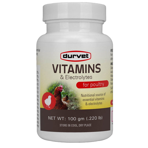 Vitamins & Electrolytes For Poultry - 7VW2 - Powder - 100 gm Jar - 1