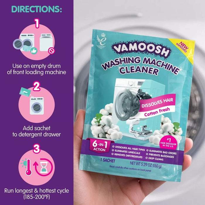 Pet Hair Washing Machine Cleaner & Pet Hair Dissolver