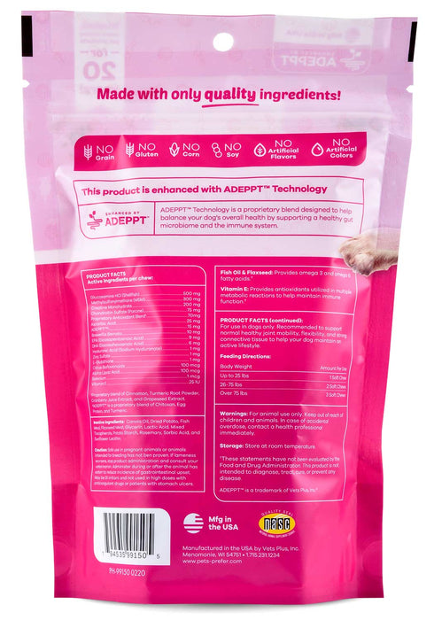 PetsPrefer Flex Max+ Soft Chews w/ ADEPPT -   