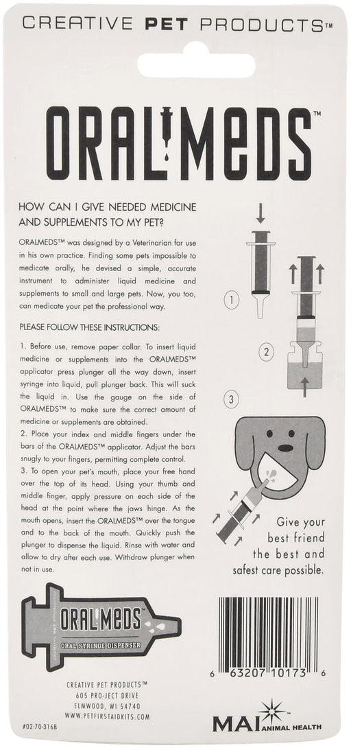 Oral Meds Dispenser - Oral Meds 35 cc Syringe Dispenser  