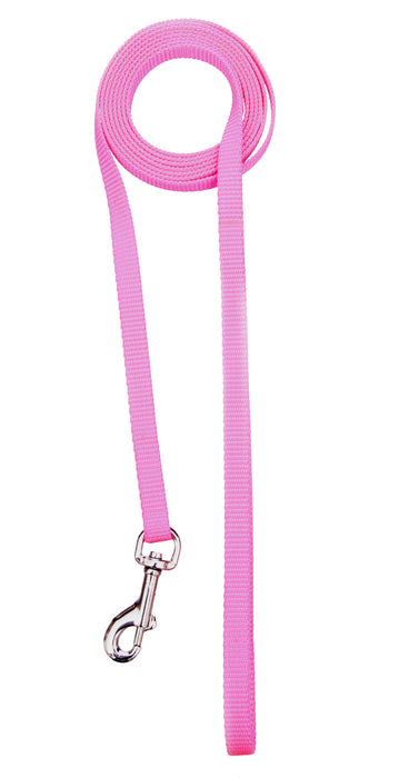 Valhoma Nylon Chicken Leash, 4 ft - Hot Pink  