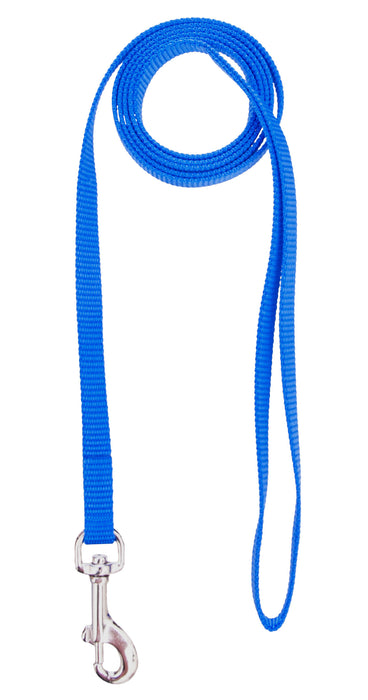 Valhoma Nylon Chicken Leash, 4 ft - Blue  