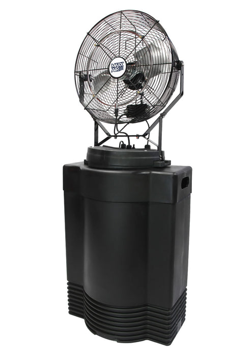 18" Mid-Pressure Misting Fan with 40 Gallon Cooler -   