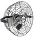 18" 3300 cfm High Velocity 3-Speed Wall Mount Fan -   