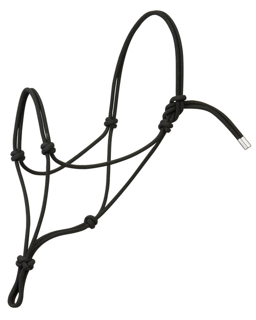 Weaver Silvertip Rope Halter, Average - Black  