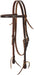 Weather Turquoise Cross Skirting Leather Browband Horse Headstall - Dark  